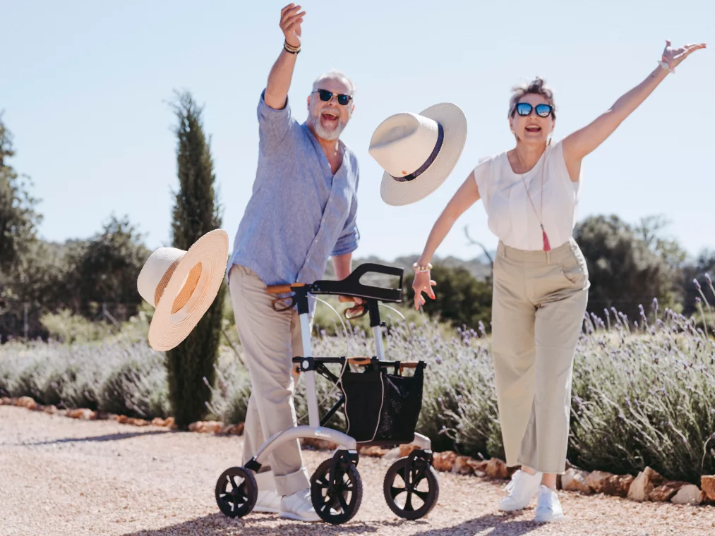 Ein Rollator macht Sie mobil, gibt Sicherheit unterwegs und Zuhause