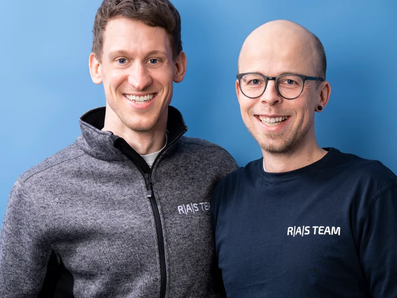 Raphael und Gereon vom RAS Team